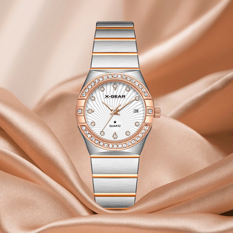 Luxury X I Watch - Luxuriöse Trendige Damen-Quarzuhr Wasserdicht Edelstahl Leuchtend