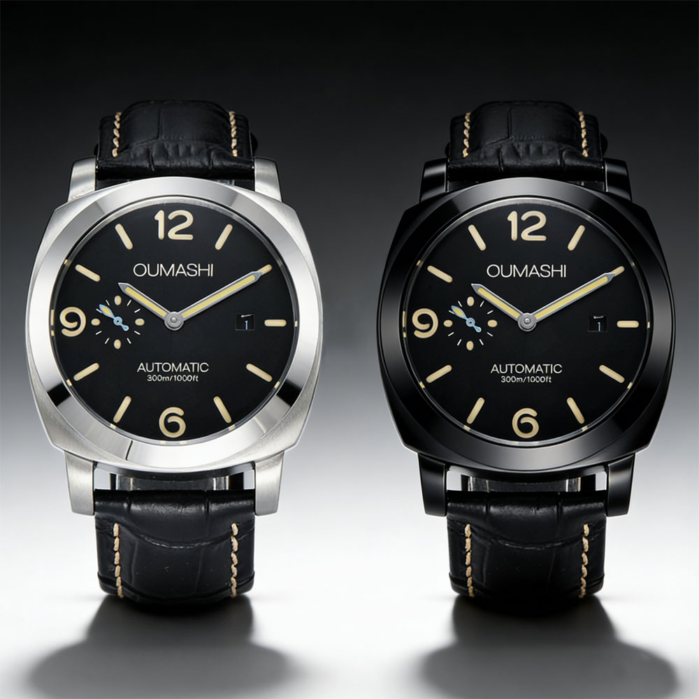 Perpetual Calendar Watch - 44mm Herrenuhr mit Seagull ST2555 Uhrwerk,