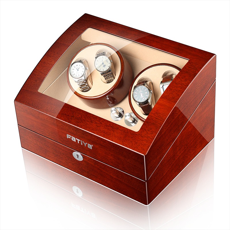 Luxury Watch Storage - Automatische mechanische Uhr Wickler Box Holz