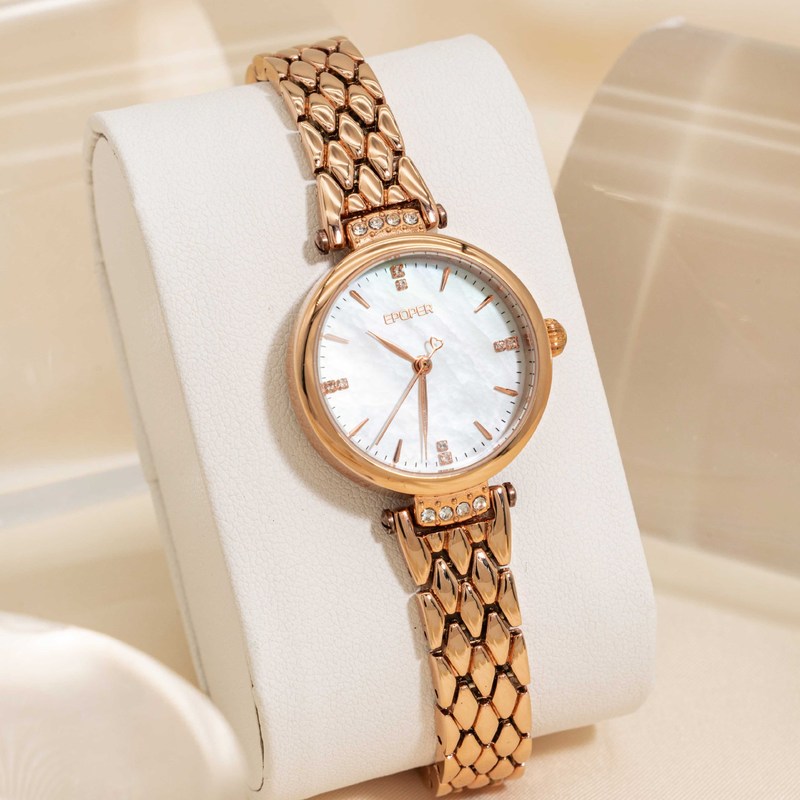 Luxury Watch Levels - Modische Luxus-Nischen-Uhr mit hohem Erscheinungsbild, Perlmutt-Akademie-Retro-Stil,