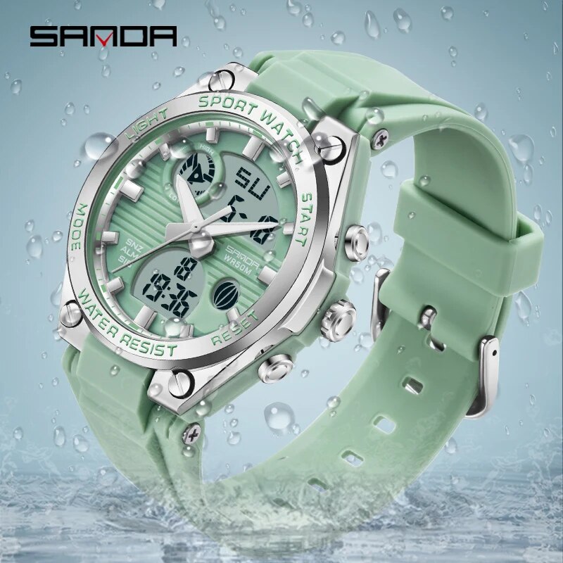 Perpetual Calendar Watch - SANDA Marke G Stil LED Digital