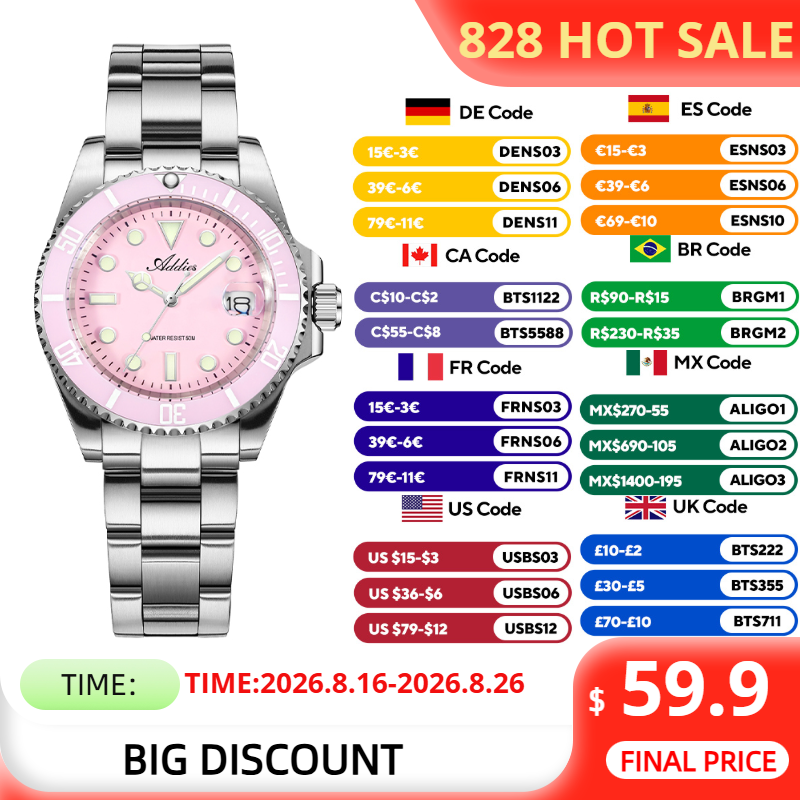 Luxury Women'S Watch - ADDIES 36mm 50m wasserdichte Damenuhren, berühmte