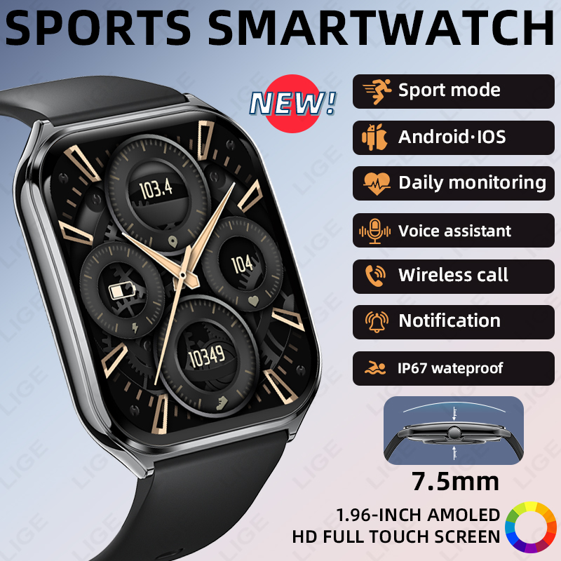 Luxury Watch Korea - Neue ultradünne Smartwatch für Herren, 1,96