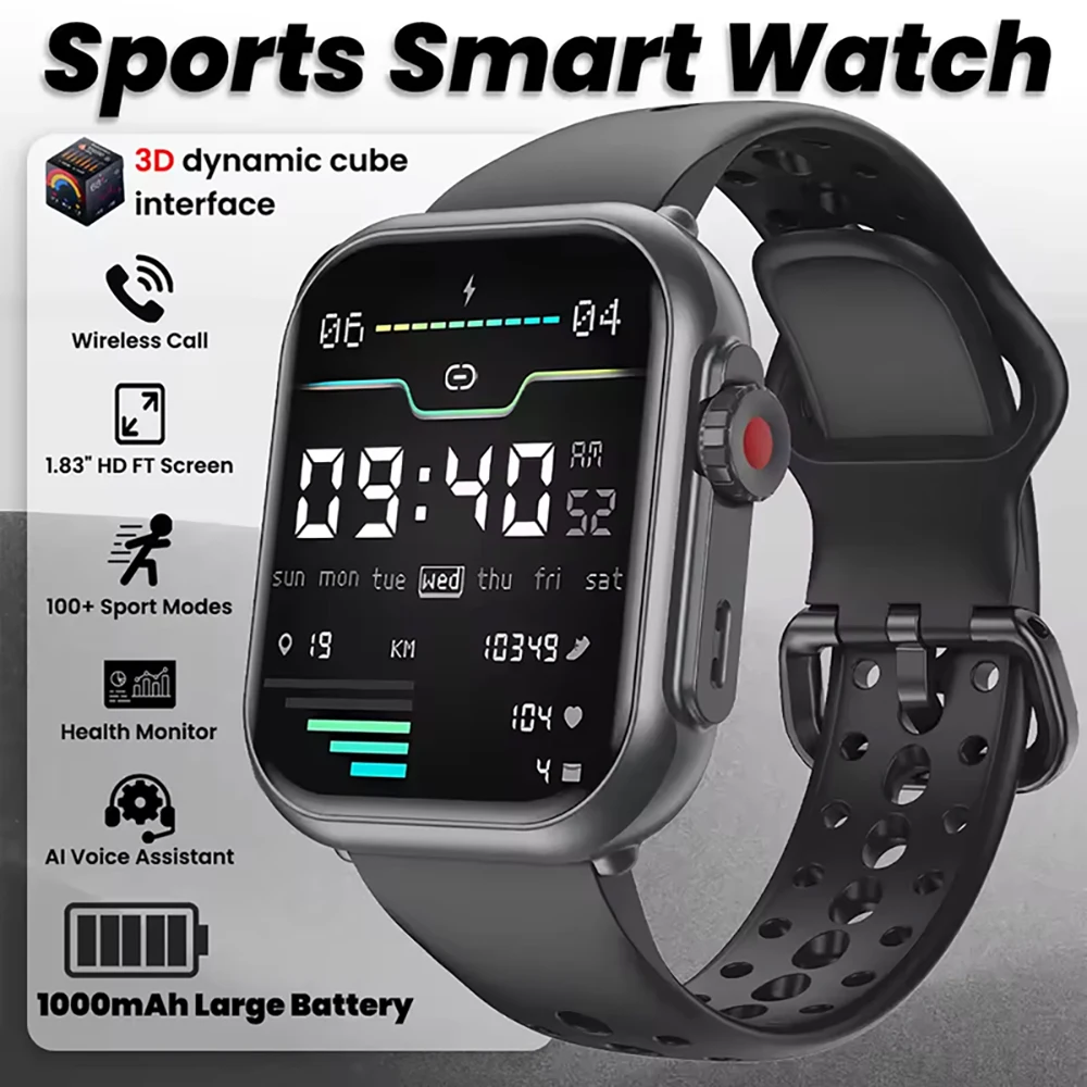 Luxury Watch Korea - Luxuriöse 1000mAh Smartwatch Fitnessuhr Blutdruckmessgerät Wasserdichte