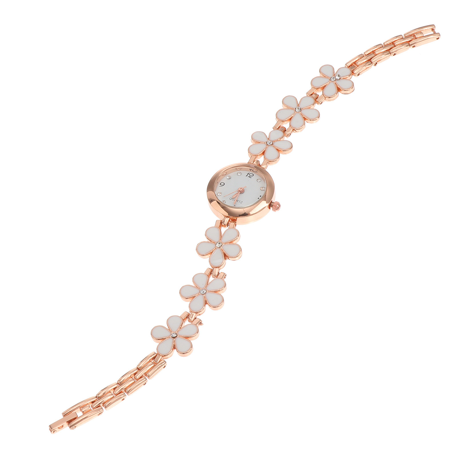 Luxury Women'S Watch - Exquisite Uhr, weißes Armband, wasserdicht, feine