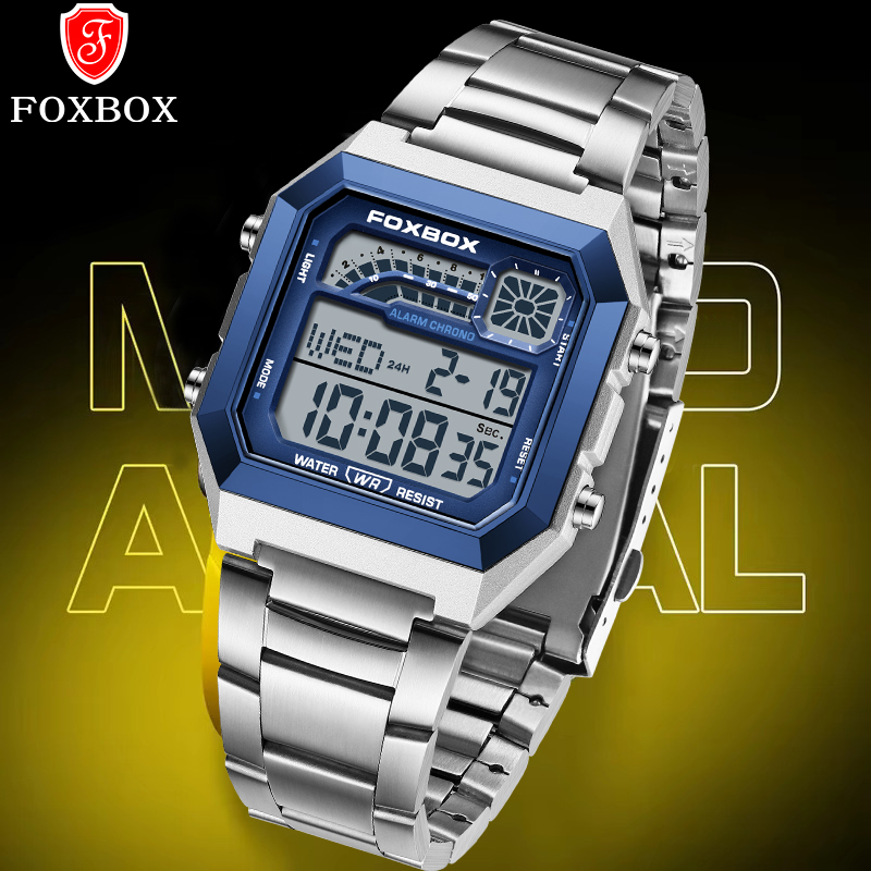 Luxury Watch For Men - FOXBOX Mode Luxus Digitaluhr für Herren