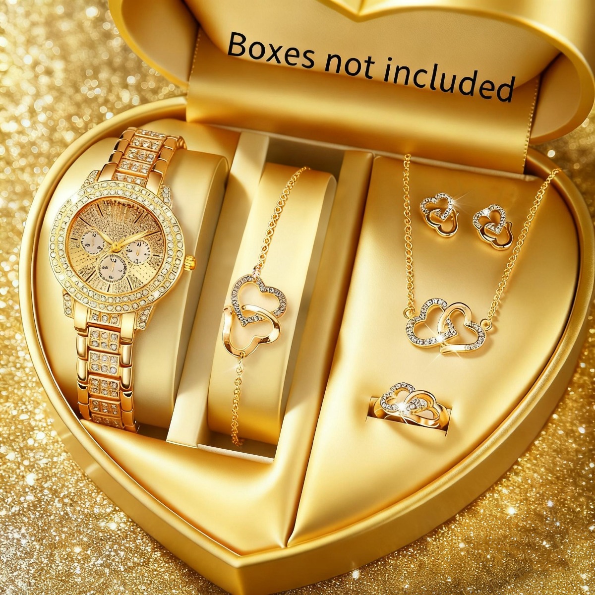 6PCS Luxus Strass Frauen Uhr S – Luxury Watch Storage Bewertung und Preis