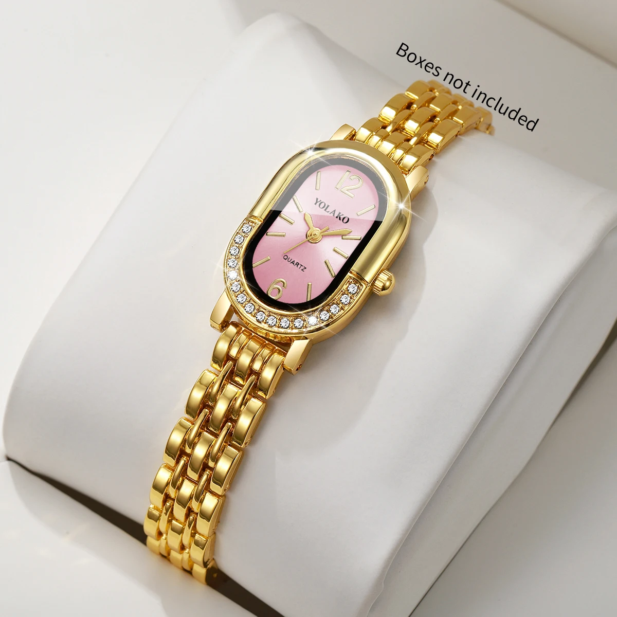 Luxuriöse Strass-Damen-Quarzuh – Luxury Watch Storage Bewertung und Preis