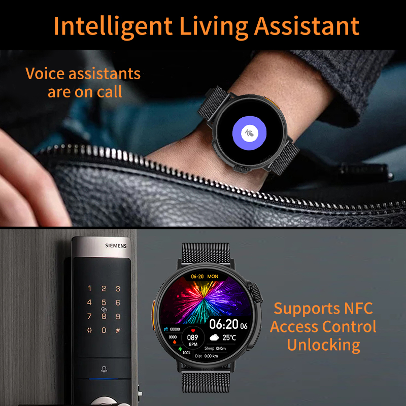 Neue NFC Luxus Militär Smartwa – Luxury Watch Korea Bewertung und Preis