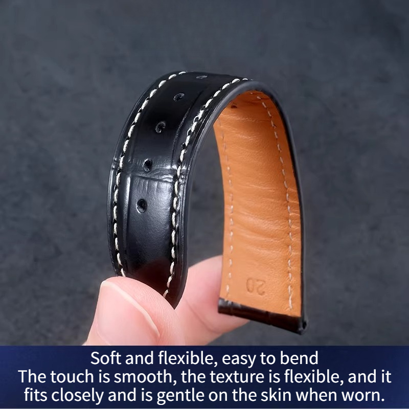 Echtes Leder-Uhrenarmband für  – Moonphase Complication Watch Bewertung und Preis