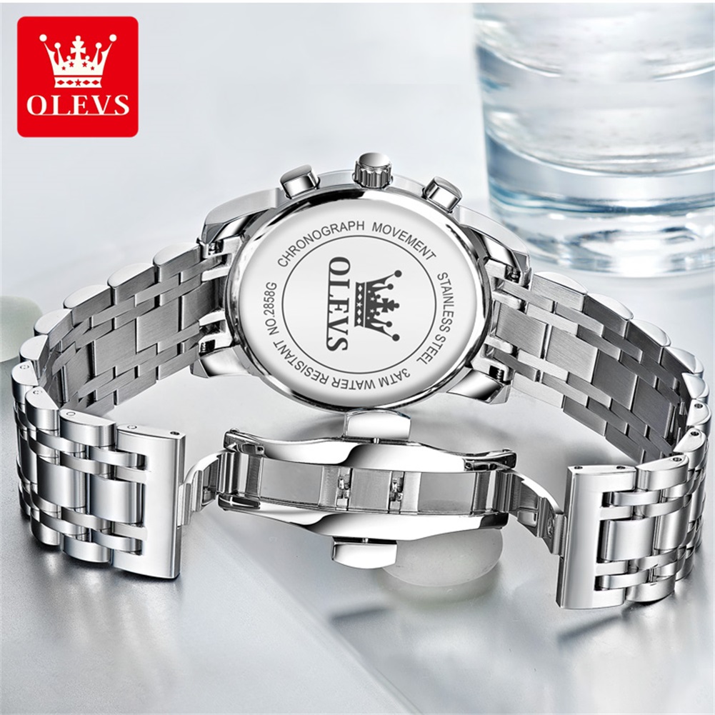 OLEVS Beliebte Herrenuhren aus – Luxury Watch All Black Bewertung und Preis