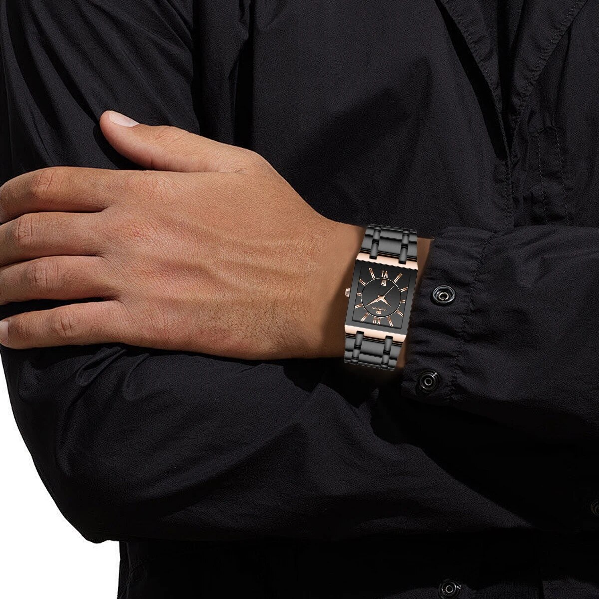 Herren-Business-Armbanduhr, sc – Luxury Watch All Black Bewertung und Preis