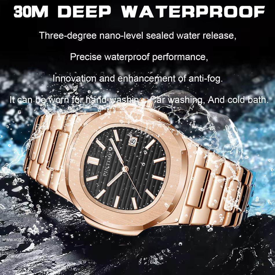 Luxuriöse Herren-Armbanduhr Wa – Luxury Watch All Black Bewertung und Preis